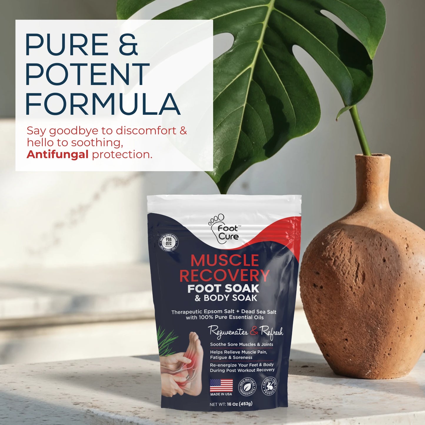 Muscle Relief Foot Soak with Epsom Salts