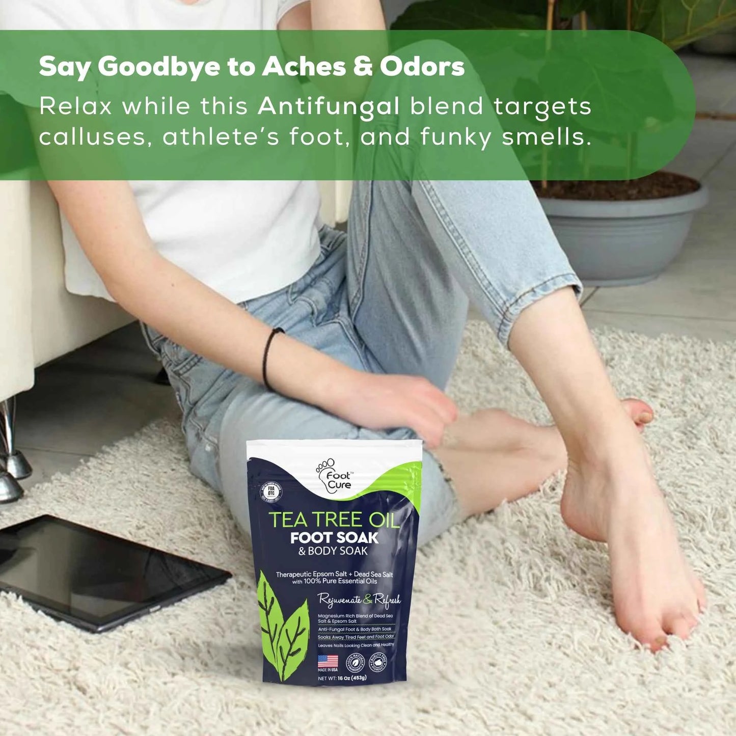 Tea Tree Oil Foot Soak 1 Pack (Copy)