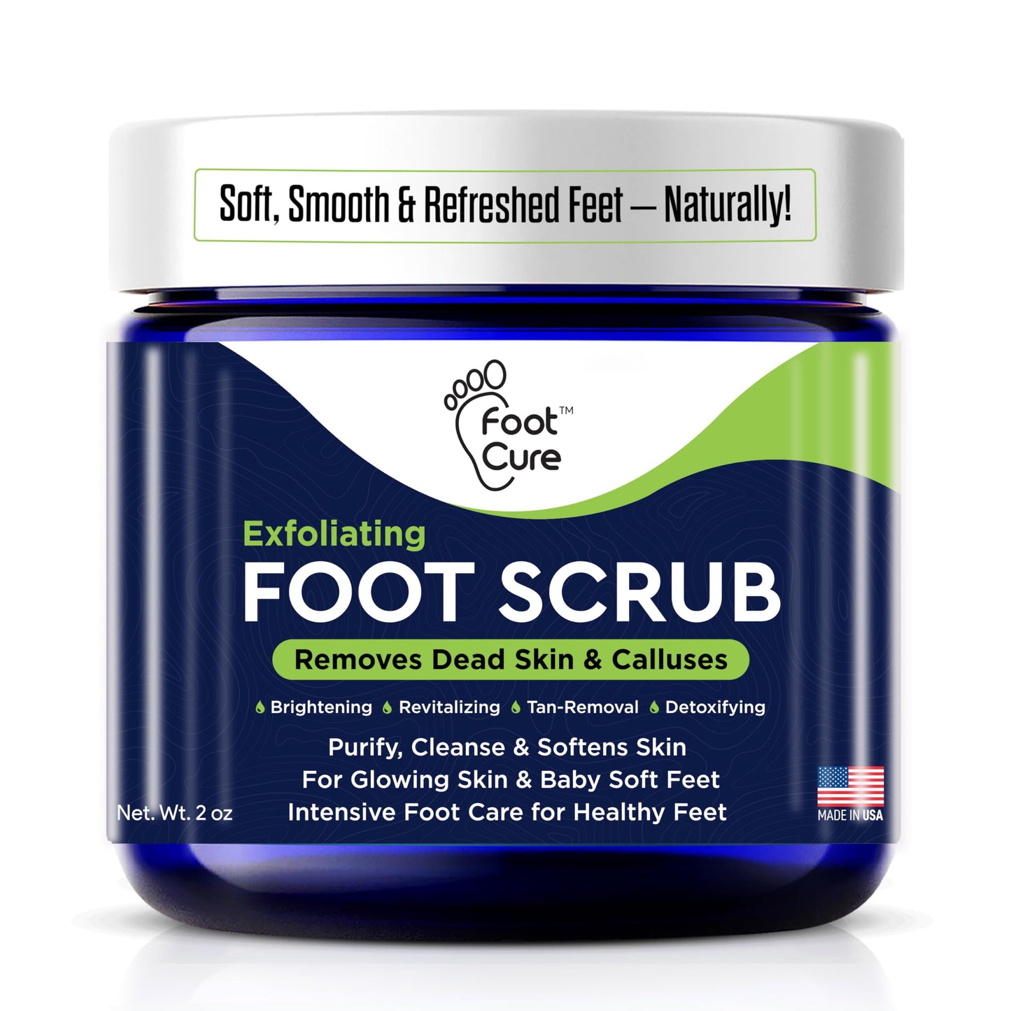 Exfoliating Foot Scrub with Pumice Stone Powder - 1 Pack
