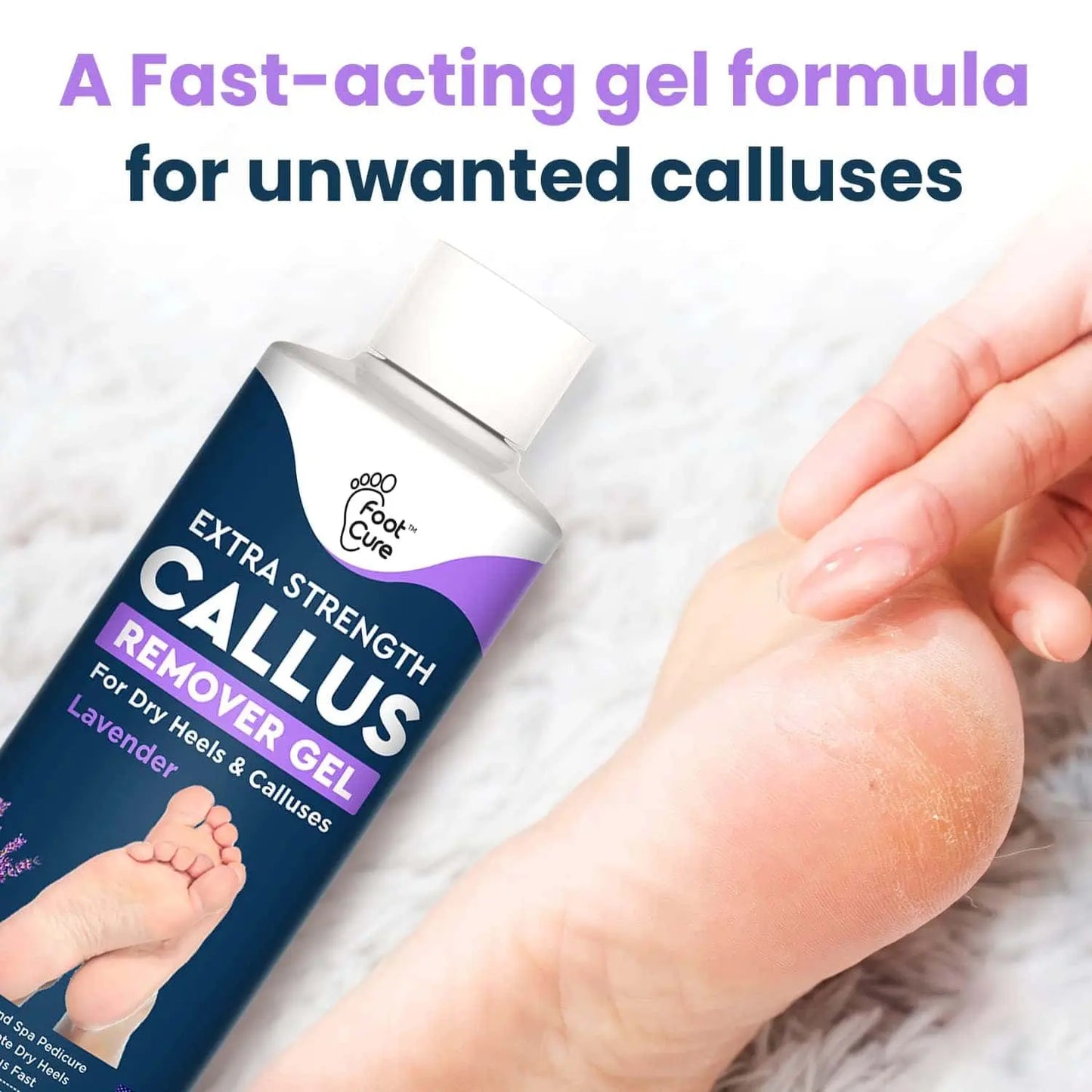 Lavender Foot Soak & Callus Remover Gel Kit Foot Cure