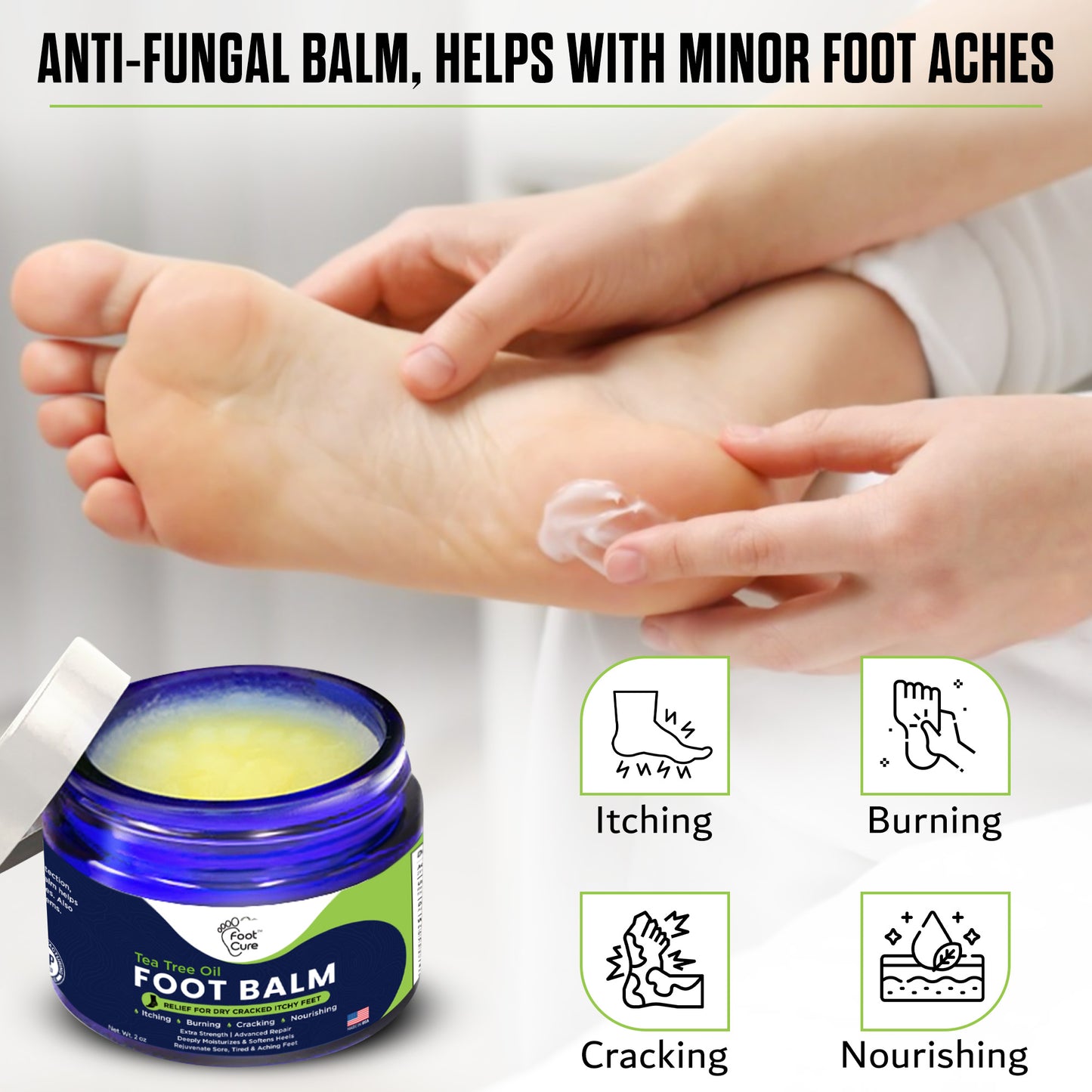 Tea Tree Oil Foot Balm - Pack of 2