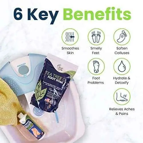 Tea Tree Foot Soak & Callus Remover Gel Kit Foot Cure