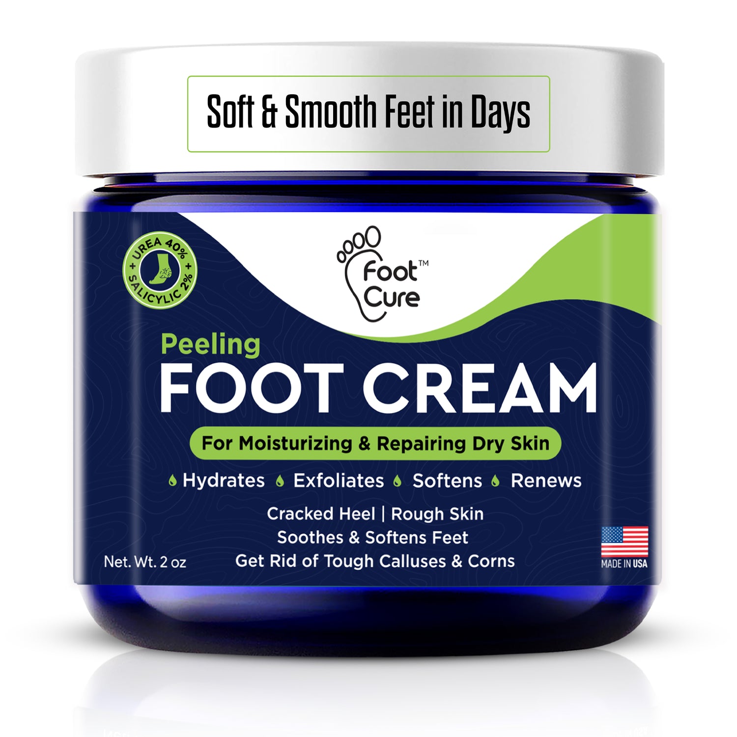 Tea Tree Oil Foot Cream - 2 Ounce Pack of 1