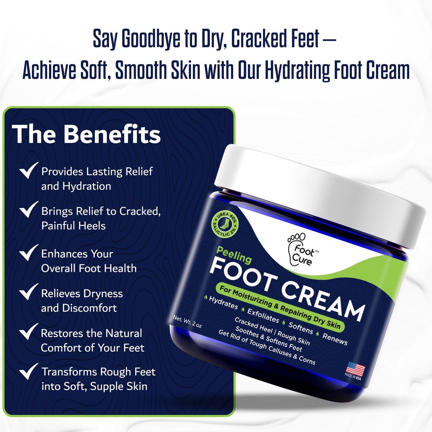 Tea Tree Oil Foot Cream - 2 Ounce Pack of 1