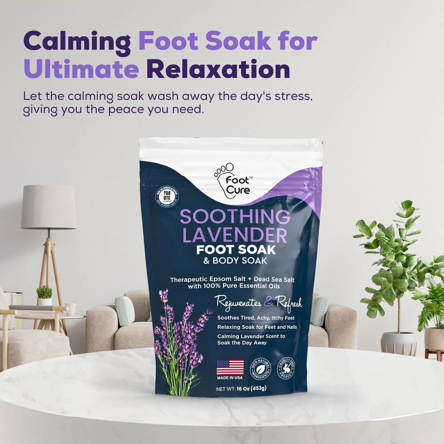 Soothing Lavender Foot Soak - 1 Pack