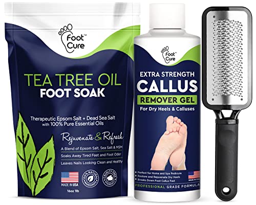 Tea Tree Foot Soak & Callus Remover Gel Kit