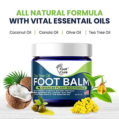 Tea Tree Oil Foot Balm -  Pack of 2