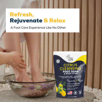 Citrus Detox Foot Soak with Epsom Salts - 16oz
