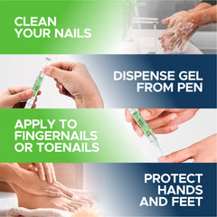 Toenail Fungus Treatment Extra Strength - Fungal Nail Treatment for Toe Nail & Fingernails - Nail Repair Solution for Thick, broken, Discolored Nails - Renews Damaged ed Ingrown Toenail - Pen 4 pack