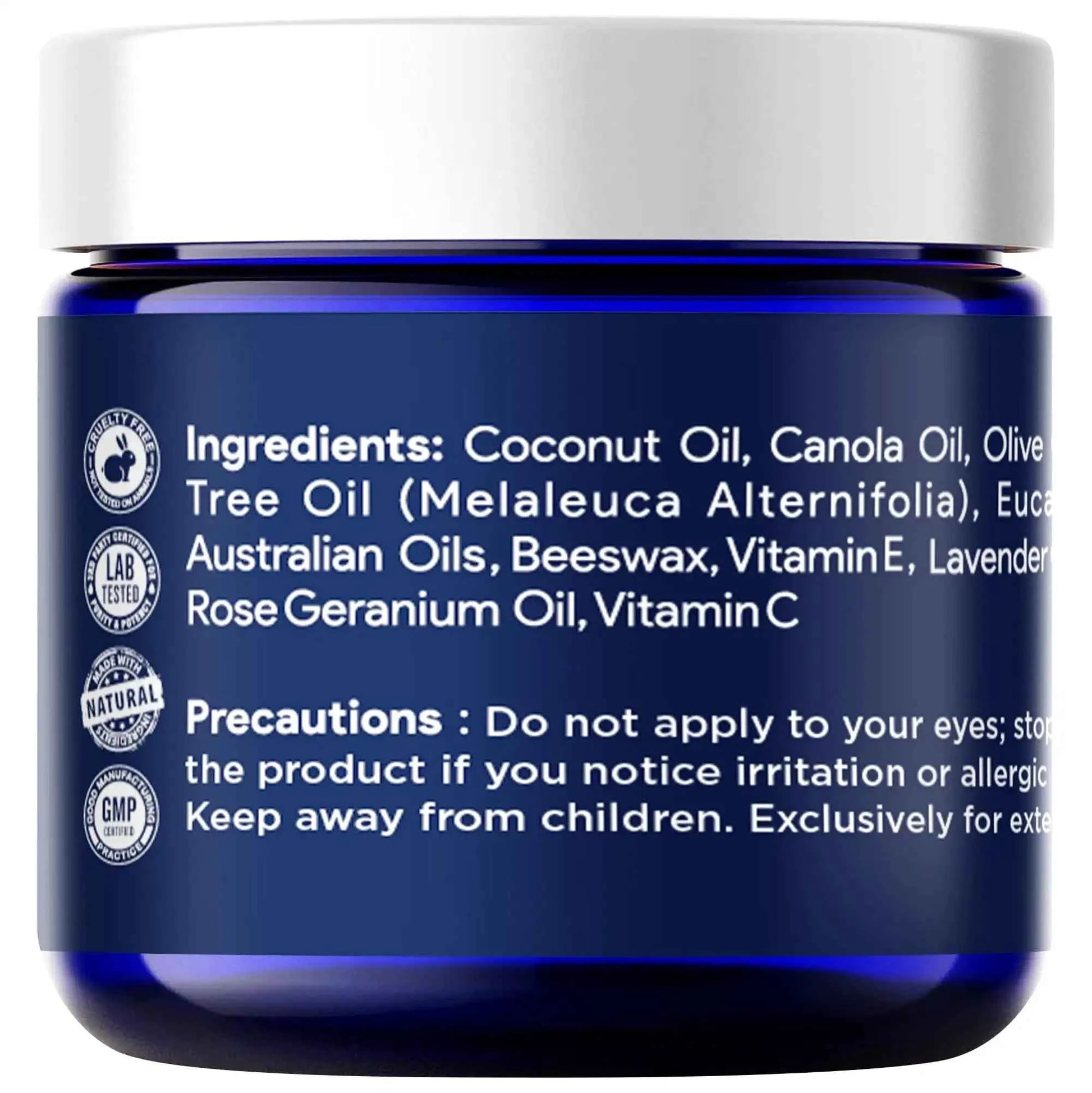 Tea Tree Oil Foot Balm / Moisturizer For Dry Cracked Feet