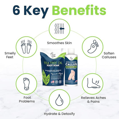 Foot Soak & Callus Remover Gel Kit