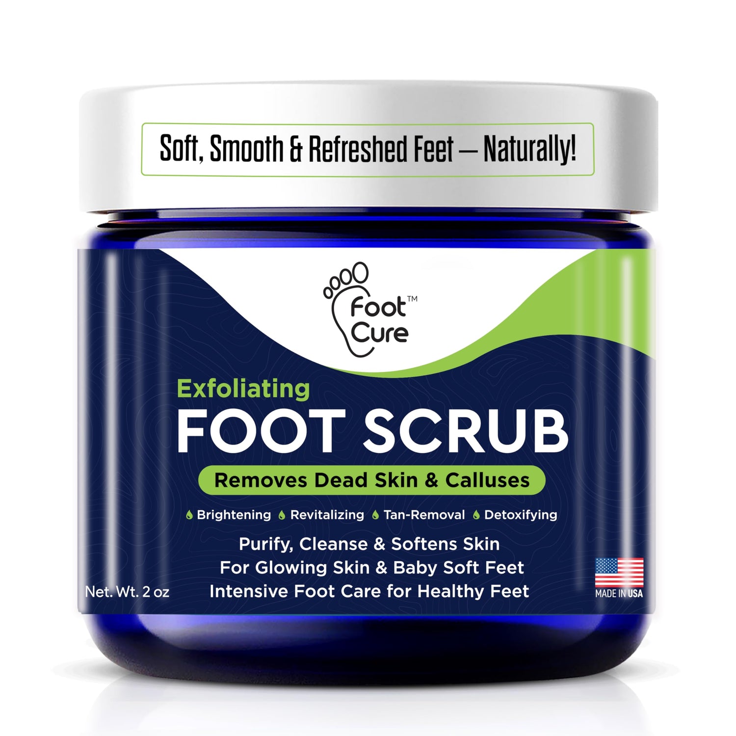 Exfoliating Foot Scrub with Pumice Stone Powder - 1 Pack