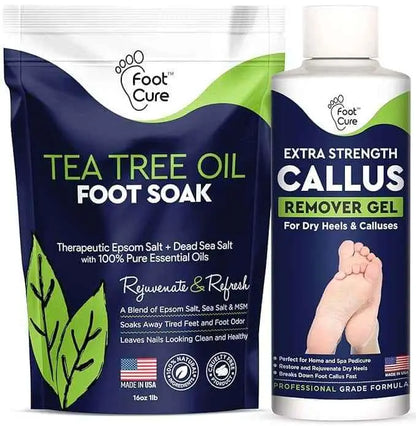 Foot Soak & Callus Remover Gel Kit Foot Cure
