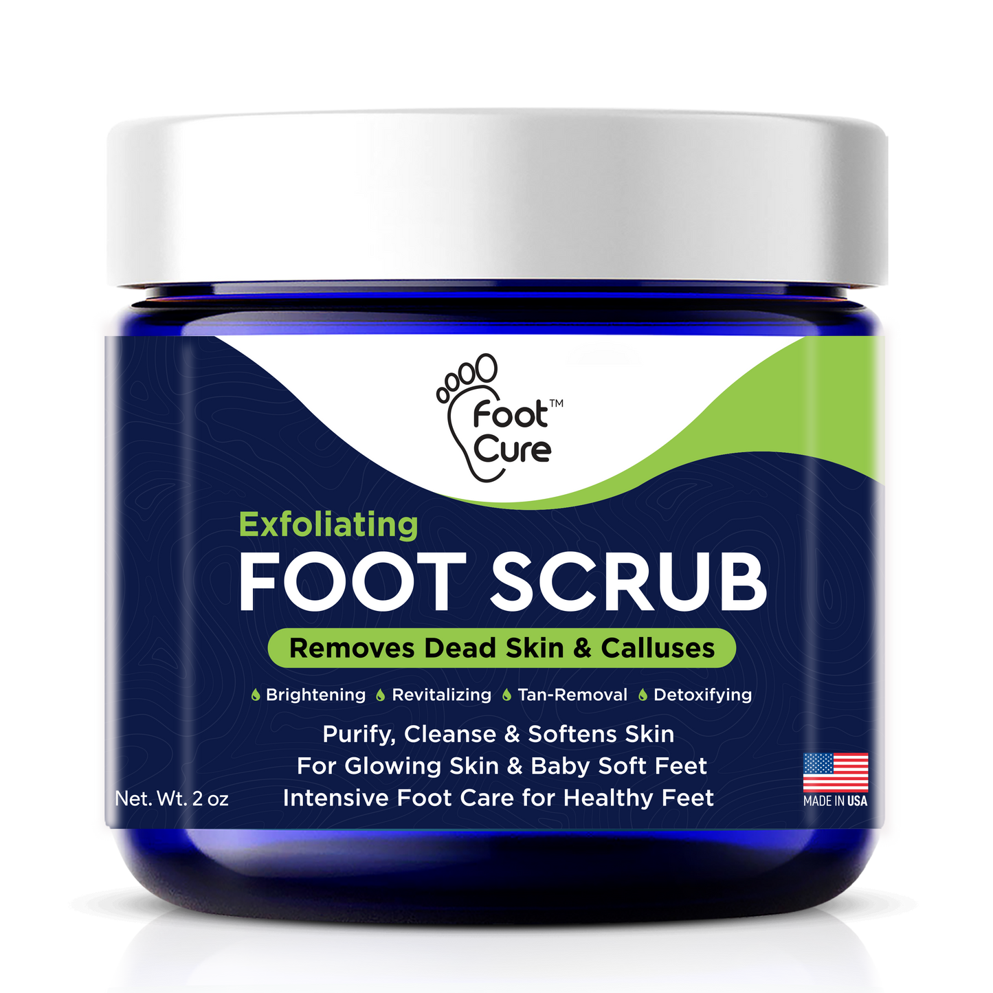 Exfoliating Foot Scrub with Pumice Stone Powder - 1 Pack