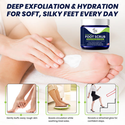 Exfoliating Foot Scrub with Pumice Stone Powder - 2 Pack