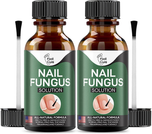 Extra Strength Toenail Fungus Treatment & Nail Repair Solution For Healthy, Strong Nails  - Made in USA - 0.5 fl oz (Pack of 2)